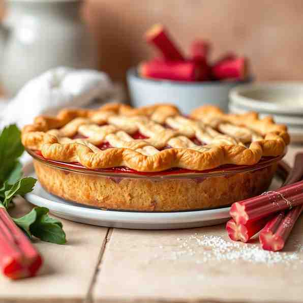 Classic Rhubarb Pie - Baking From Scratch Today